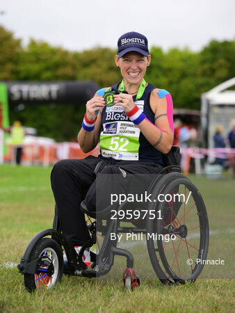 Lexi Chambers Half Marathon world record attempt, Bridgwater, UK - 4 Aug 2022
