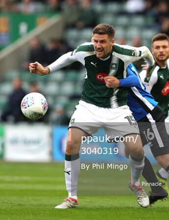 Plymouth Argyle v Rochdale, Plymouth, UK - 28 Oct 2017