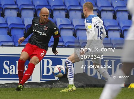 Tranmere Rovers v Exeter City, Tranmere, UK - 20 Mar 2021