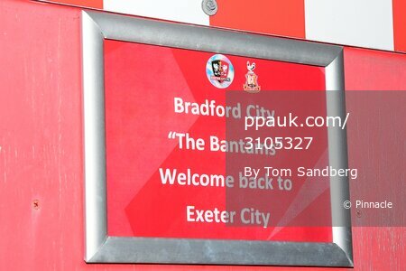 Exeter City v Bradford City, Exeter, UK - 30 Nov 2021