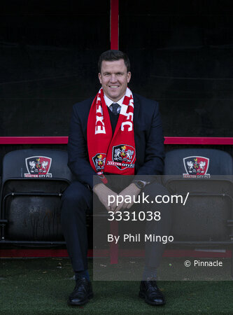 Exeter City New Manager, Gary Caldwell, Exeter, UK - 24 Oct 2022