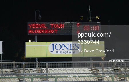 Yeovil Town v Aldershot Town, Yeovil, UK - 25 Oct 2022