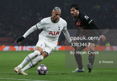 Tottenham Hotspur v AC Milan, London, UK - 08 Mar 2023