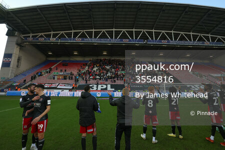 Wigan Athletic v Exeter City, Wigan, UK - 10 Feb 2024