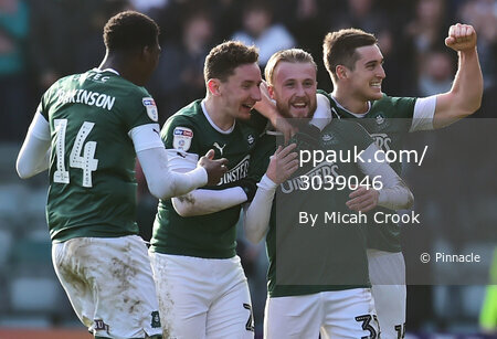Plymouth Argyle v Macclesfield Town, Plymouth, UK - 7 Mar 2020