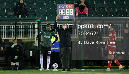 Plymouth Argyle v Doncaster Rovers, Plymouth, UK - 27 Oct 2020