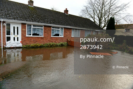 Moorland Floods Somerst 050214