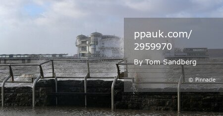 Storm Eunice, Weston Super Mare, UK - 18 Feb 2022