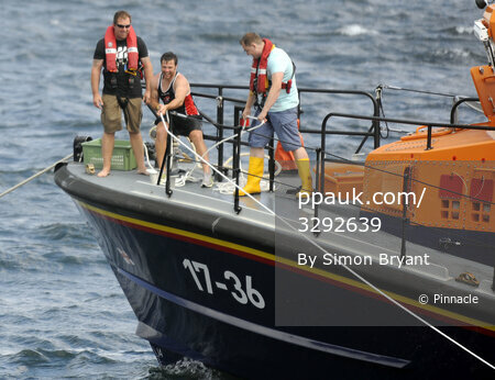 Cornish Pirates Training with RNLI 270712