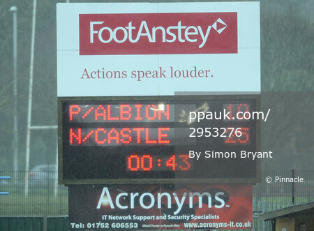 Plymouth Albion v Newcastle Falcons 130413
