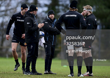 Exeter Chiefs Training Session, Exeter, UK - 9 Dec 2020