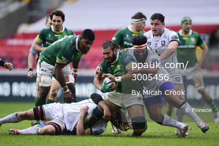 London Irish v Gloucester Rugby, London, UK - 06 Feb 2021