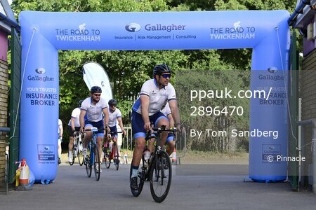 The Road to Twickenham Cycle Ride - Day 7, Twickenham, UK - 17 June 2022