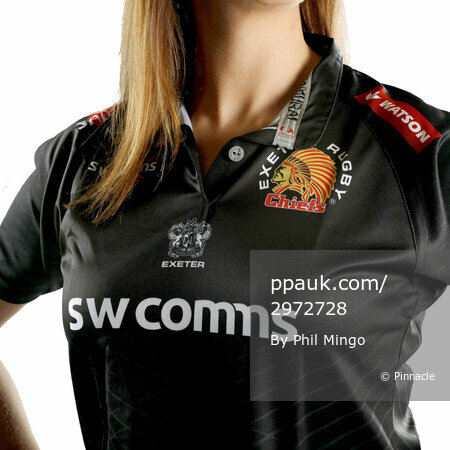 Exeter Chiefs product shoot, Exeter, UK - 19 July 2017