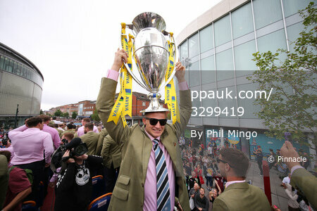 Exeter Chiefs Open Top Bus Parade, Exeter, UK - 29 May 2017