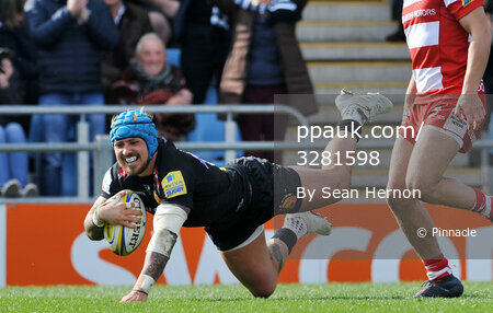 Exeter Chiefs v Gloucester Rugby, Exeter, UK - 8 Apr 2018