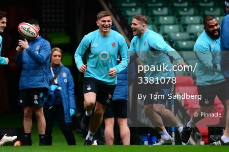 England Rugby Captains Run, Cardiff, UK - 24 Feb 2023