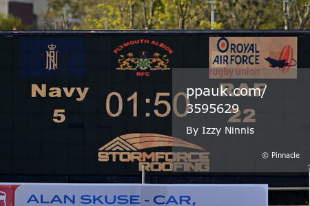 Royal Navy Women v Royal Air Force Women, Plymouth, UK - 20 Apr 2024