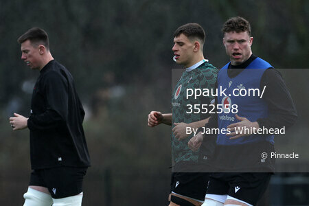 Welsh Rugby Senior Men's Captain's Run, London, UK - 09 Feb 2024