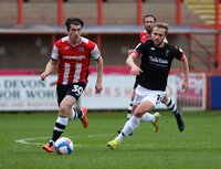 Exeter City vs Salford City, Exeter, UK - 27 March 2021