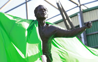 Jack Leslie Statue Unveiling, Plymouth, UK - 7 Oct 2022