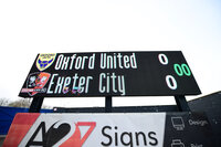 Oxford United v Exeter City, London, UK - 1 Jan 2023