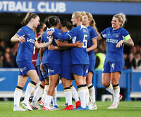 Chelsea Women v West Ham Women, London, UK - 14 Oct 2023