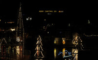 Mousehole Harbour Christmas Lights 231211