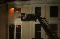 Royal Albion Hotel Fire, Brighton, UK - 15 Jul 2023