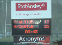 Plymouth Albion v Newcastle Falcons 130413