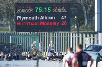 Plymouth Albion vs Birmingham Moseley, Plymouth, UK - 30 Mar 2019