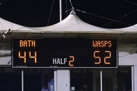 Bath Rugby v Wasps, Bath, UK - 8 Jan 2021