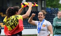 Exeter Chiefs Women v Saracens Women, Worcester, UK - 3 June 2022