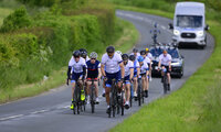 The Road to Twickenham Cycle Ride - Day 1, Newcastle, UK - 11 June 2022